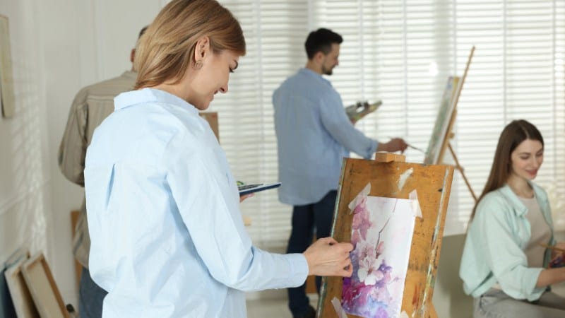 Un stage intensif de peinture